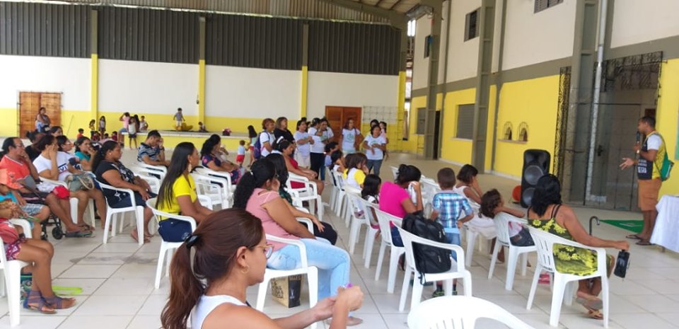 Secretaria de Saúde e Pastoral da Criança promove ação de Saúde.